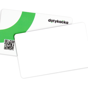 Zákaznická karta s RFID čipem a čárovým kódem